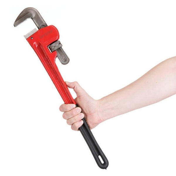 Ключ трубний 600мм тип "Stillson". INTERTOOL HT-0185