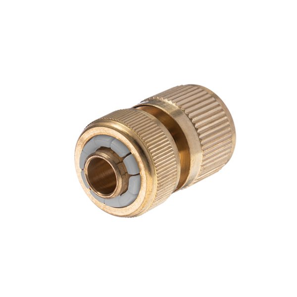Конектор латунний 1/2" на шланг 1/2", STORM INTERTOOL GE-1216