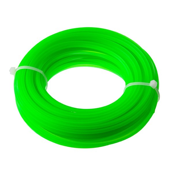 Лiска для тримера "квадрат", 2.4 мм x 15 м INTERTOOL DT-2313
