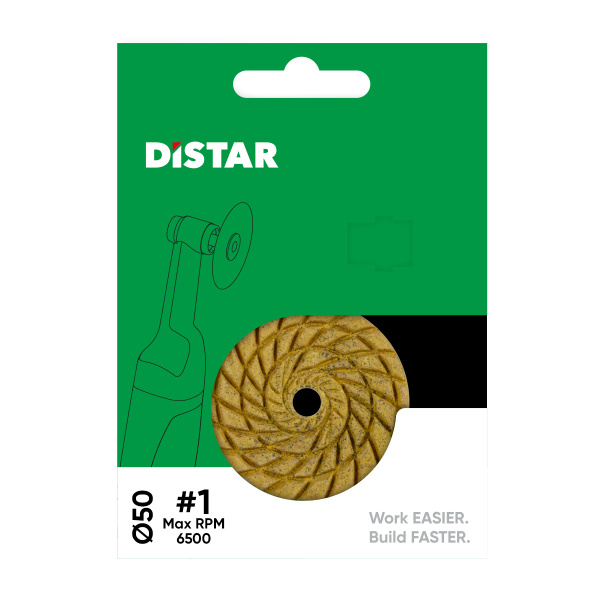 Круги алмазні полірувальні Distar Круг 50x3x7 CoolPAD 1