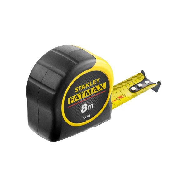 Рулетка вимірювальна FatMax Blade Armor довжина 8 м, ширина 32 мм в корпусі з АВС-пластика STANLEY 0-33-728