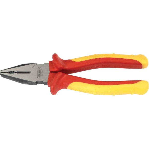 Плоскогубці електрика MaxSteel VDE 1000V комбіновані довжиною 200 мм STANLEY 0-84-002