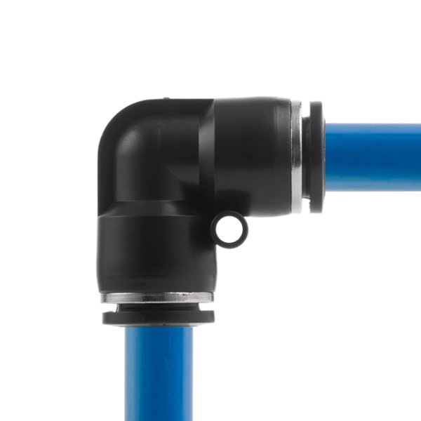 З'єднання цангове L-образне для поліуретанових та ін. шлангів 12х12 мм INTERTOOL PT-2324