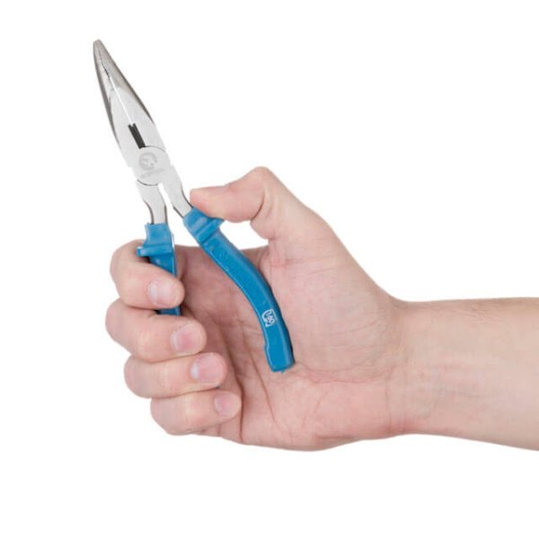Довгогубці вигнуті, 180 мм INTERTOOL HT-0125
