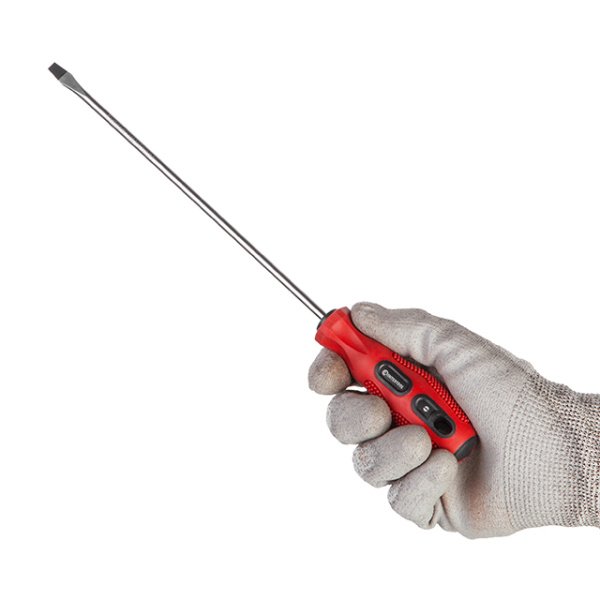 Викрутка шліцева SL5 * 200 мм INTERTOOL VT-3110