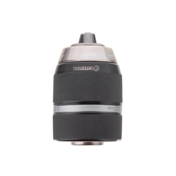 Патрон для дриля швидкозатискний, 1/2"-20, 2,0-13 мм, цільнометалевий INTERTOOL ST-1231
