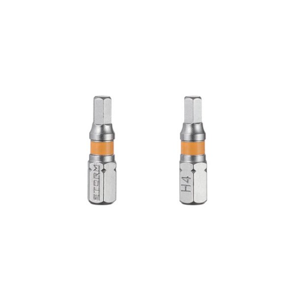 Комплект викруткових насадок Hex H4.0 1/4" * 25 мм, S2, уп. 2 од., STORM INTERTOOL VT-0227