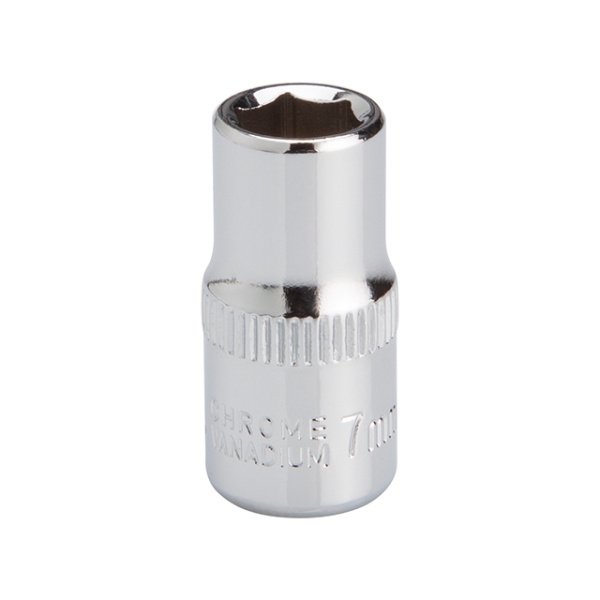 Головка шестигранна 1/4", 7×25 мм, Cr-V, STORM INTERTOOL ET-0437