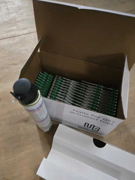 Комплект газовий балон MG FC165 + дюбель-цвях 22мм для газових монтажних пистолетів.