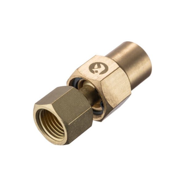 Шарнір поворотний, внутрішня різьба 1/4"-1/4", латунь, STORM INTERTOOL PT-2209