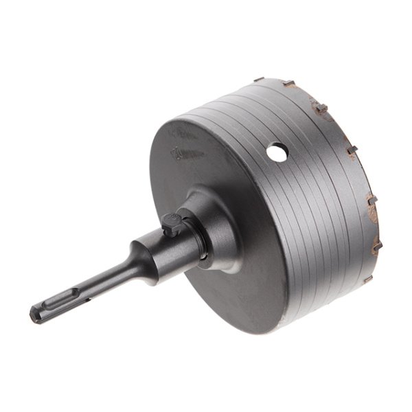 Свердло корончате по бетону 120 мм, перехідник SDS-plus 100 мм INTERTOOL SD-7120