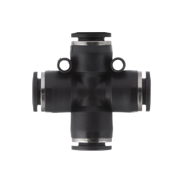 З'єднання цангове Х-образне для поліуретанових та ін. шлангів 10 мм INTERTOOL PT-2368