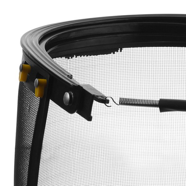 Екран захисний для обличчя, матеріал - сітка, кріплення на каску INTERTOOL SP-0035