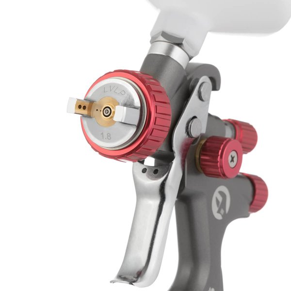 Фарбопульт пневматичний LVLP TEFLON професійний, форсунка 1.8 мм, верхній пластиковий бачок 600 мл., 1.5 бар, STORM INTERTOOL PT-0148