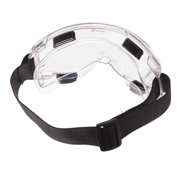 Окуляри захисні, прозорі, лінзи полікарбонат, закритого типу, оптичний клас 2 INTERTOOL SP-0078