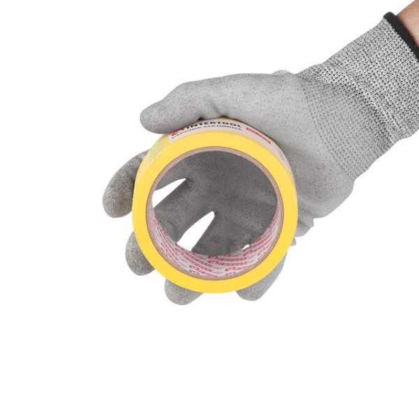 Стрічка малярна 38мм, 20м, жовта INTERTOOL DM-3820