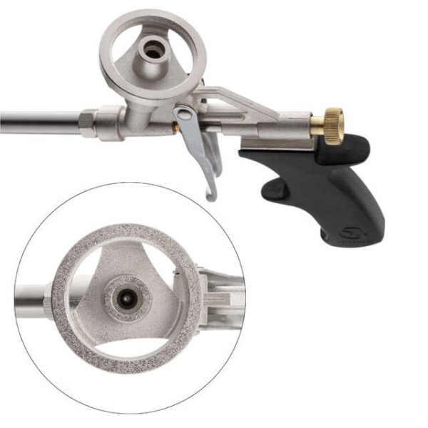 Пістолет для монтажної піни, металевий корпус, 4 насадки INTERTOOL PT-0603