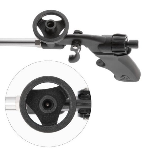 Пістолет для піни ручний, механічний, з тефлоновим покриттям трубки та тримача балону, зі змінними насадками INTERTOOL PT-0605