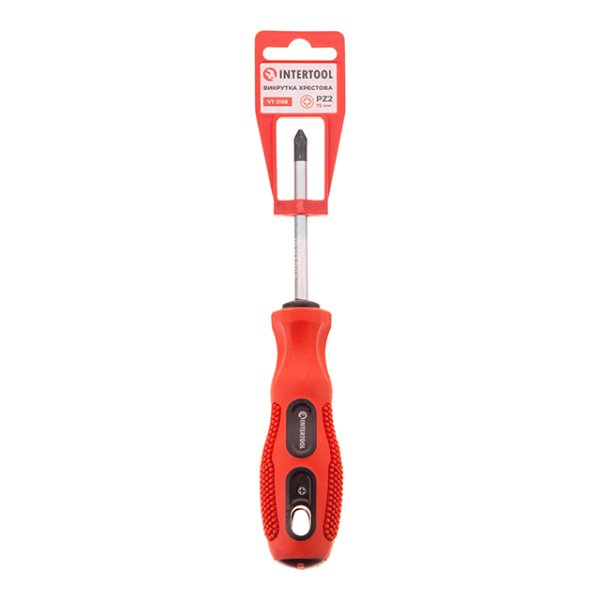 Викрутка хрестова PZ2 x 75 мм INTERTOOL VT-3158