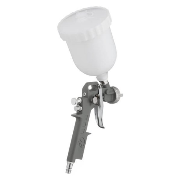 Фарбопульт пневматичний HP, форсунка 1.5 мм, верхній пластиковий бачок 600 мл, 5 bar INTERTOOL PT-0204