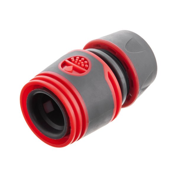 Конектор з аквостопом 1/2" для шланга 1/2" INTERTOOL GE-1119