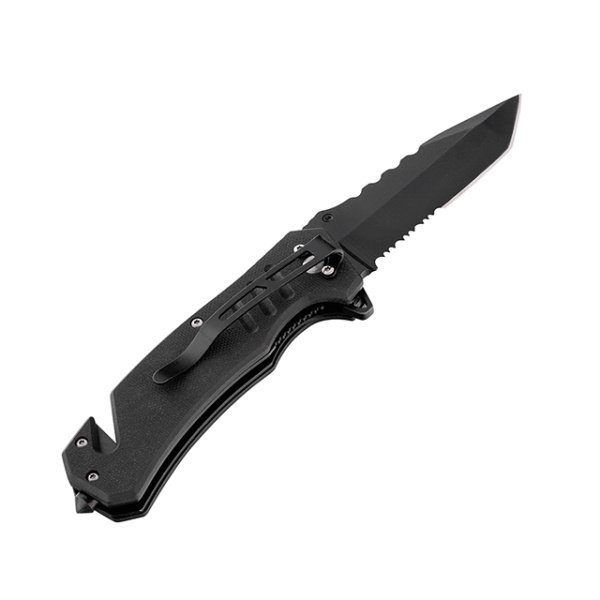 Ніж складаний, 83 мм, з лезом для розрізання ременів INTERTOOL HT-0599