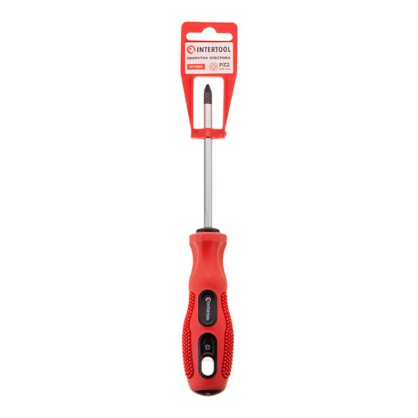 Викрутка хрестова PZ2 x 100 мм INTERTOOL VT-3159