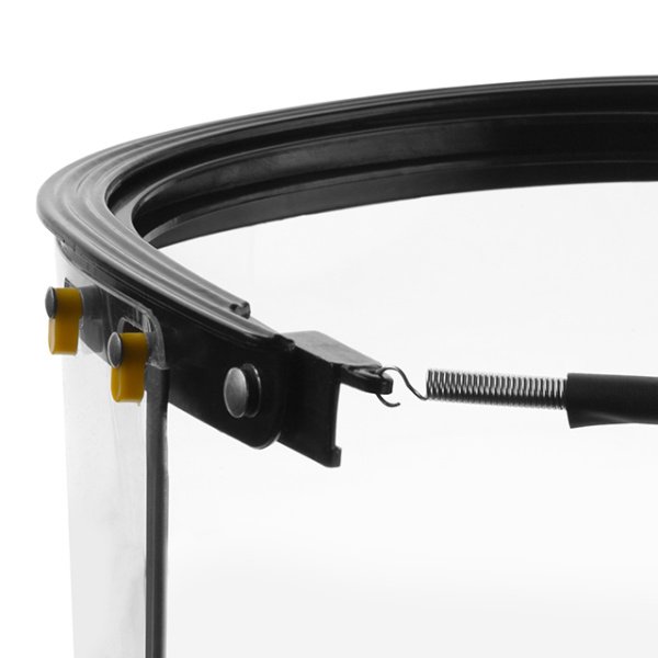 Екран захисний для обличчя, PVC, кріплення на каску INTERTOOL SP-0034