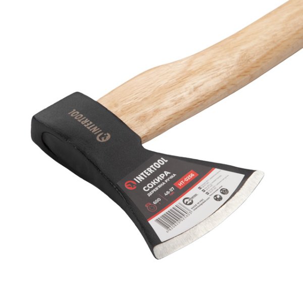 Сокира 600 г, ручка пекан INTERTOOL HT-0256