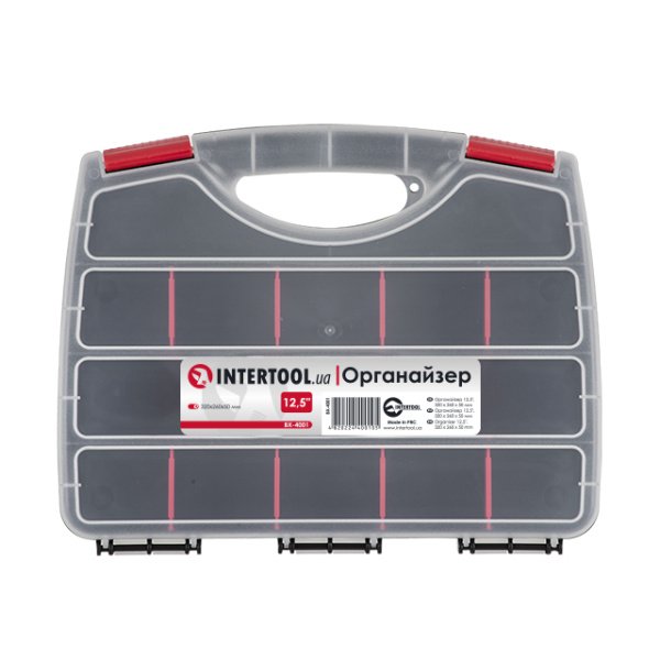 Органайзер 12.5" 320*260*50 мм INTERTOOL BX-4001