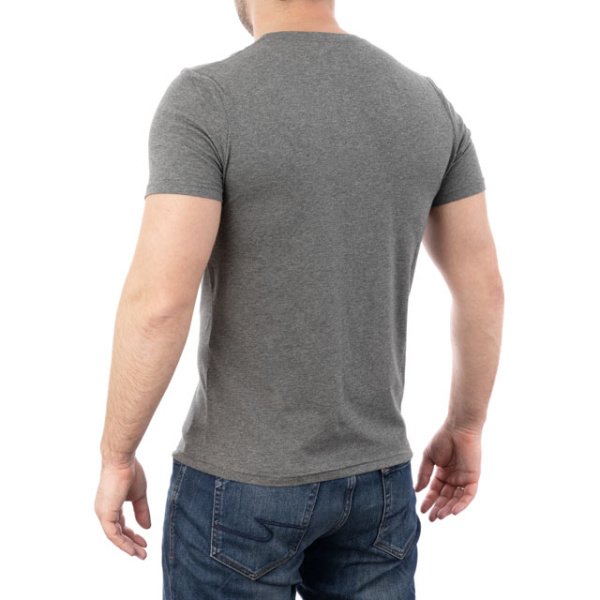 Футболка темно-сіра XXL 95% бавовна 5% спандекс INTERTOOL SP-2235