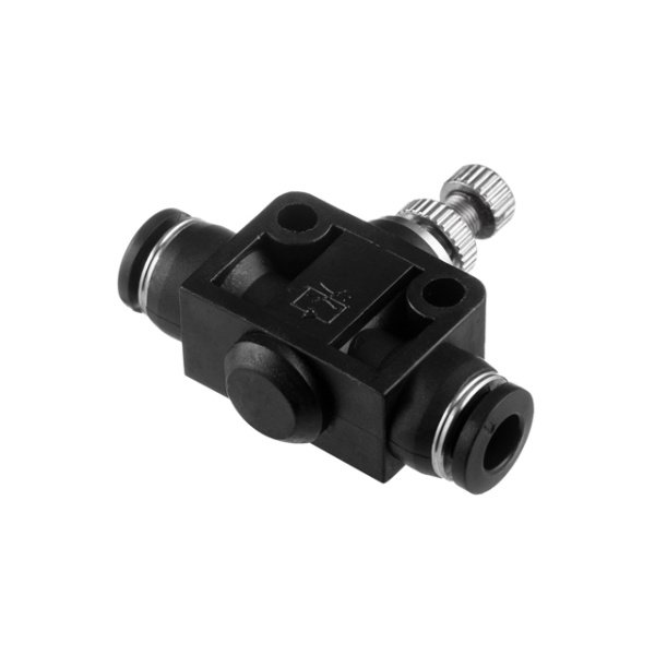 З'єднання цангове пряме з регулятором для поліуретанових та ін. шлангів 6×6 мм INTERTOOL PT-2396