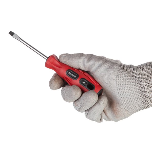 Викрутка шліцева SL5 * 75 мм INTERTOOL VT-3106