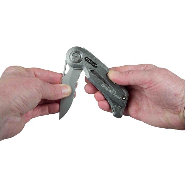 Ніж складаний QUICKSLIDE SPORT UTILITY KNIFE з двома лезами STANLEY 0-10-813