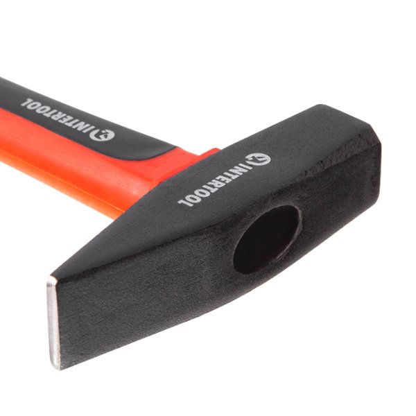 Молоток 500 г, ручка з фібергласу INTERTOOL HT-0205