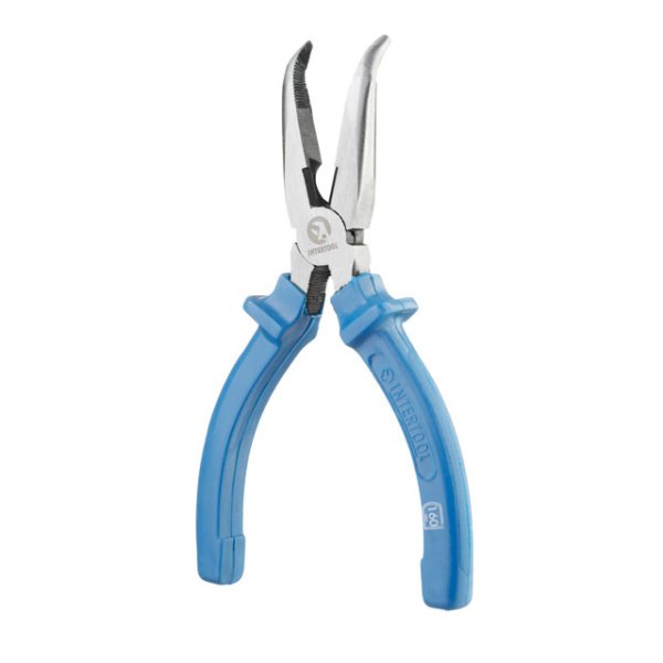 Довгогубці вигнуті, 160 мм INTERTOOL HT-0124