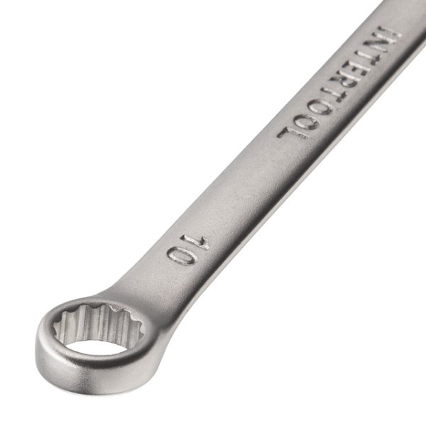 Ключ комбінований 10мм Cr-V INTERTOOL HT-1210