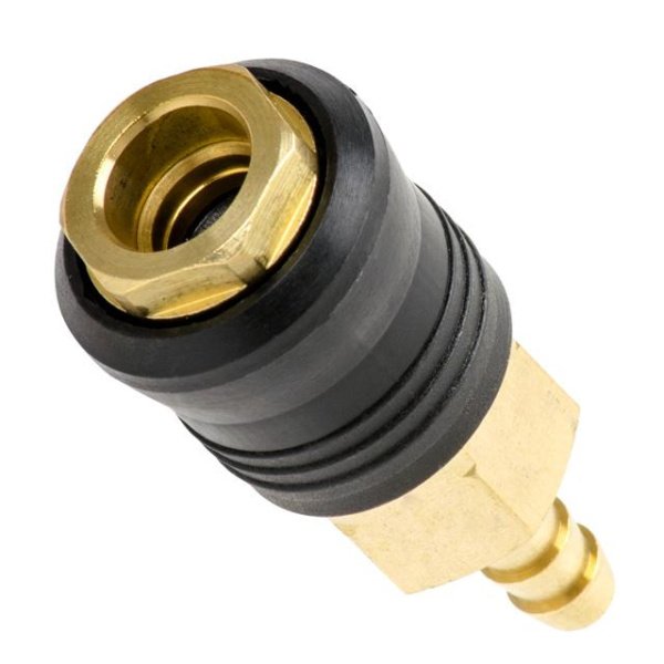 Швидкороз'ємне з'єднання на шланг 8мм, латунь INTERTOOL PT-1812