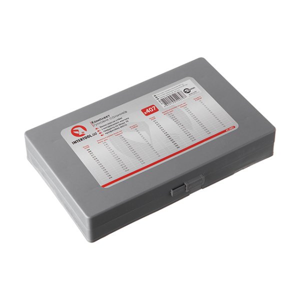 Комплект гумових ущільнювальних кілець, 407 од. INTERTOOL AT-5407