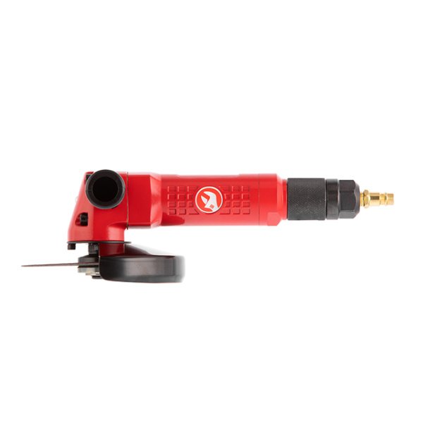 Шліфмашина кутова пневматична, 125 мм, до 6 атм, 11000 об/хв, 140 л/хв INTERTOOL PT-1202