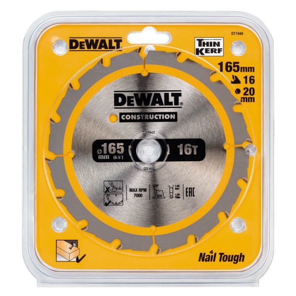 Диск пиляльний CONSTRUCTION DeWALT DT1948