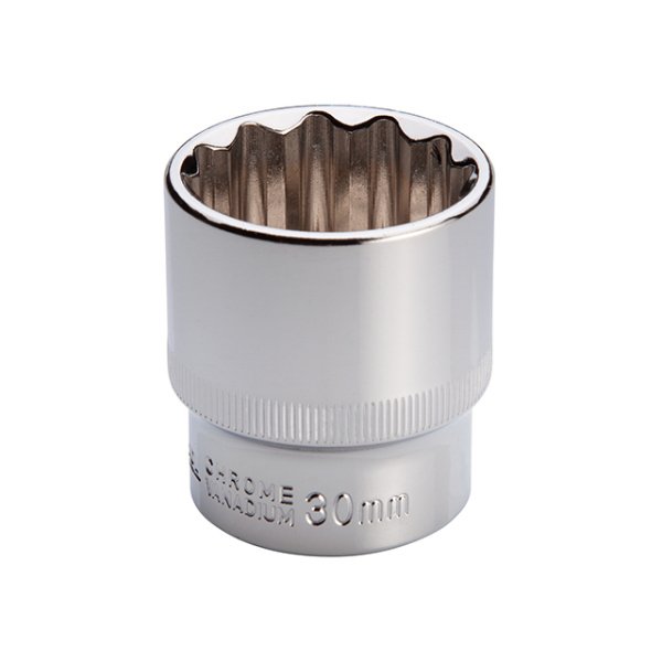 Головка дванадцятигранна 1/2", 30×44 мм, Cr-V STORM INTERTOOL ET-0230