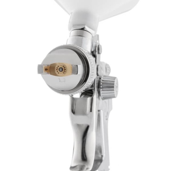 Фарбопульт пневматичний HVLP, форсунка: 1,3 мм, верхній пластиковий бачок: 600 мл, 3 бар INTERTOOL PT-0106