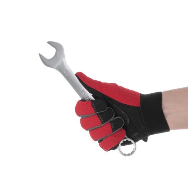 Набір ключів комбінованих, 15 шт., 6-19, 22 мм, Cr-V, чохол INTERTOOL HT-1204