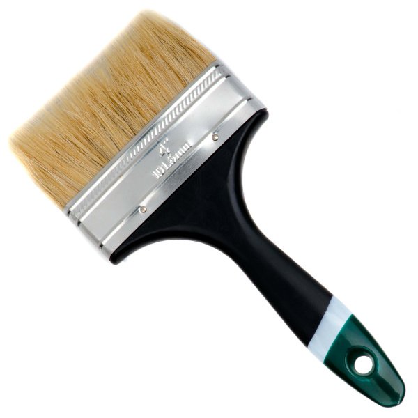 Пензель флейцева 102 * 14 * 44 мм, пластикова ручка INTERTOOL KT-1402