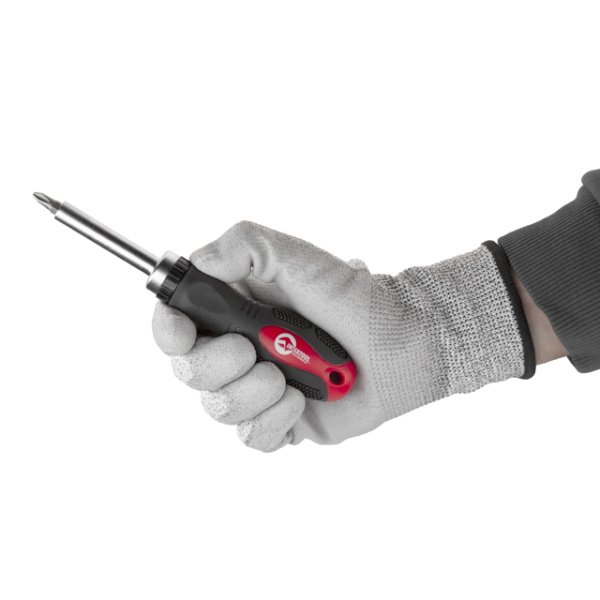 Викрутка реверсивна з комплектом насадок 7од. INTERTOOL HT-0408