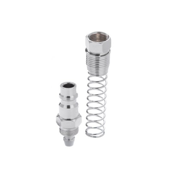 Перехідник з пружиною зі спірального або прямого шланга 5,5×8 мм на відповідну частину швидкороз'ємного з'єднання INTERTOOL PT-1835