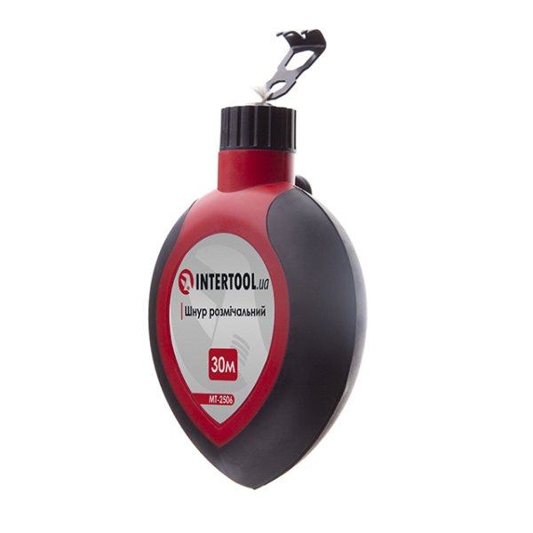 Шнур розмічальний 30 м з коректором INTERTOOL MT-2506