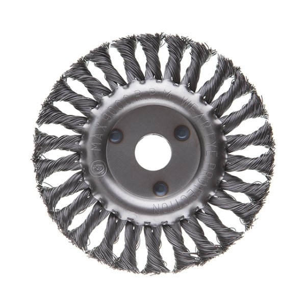 Щітка кільцева 150x22.2 мм (пучки крученого дроту) INTERTOOL BT-7150