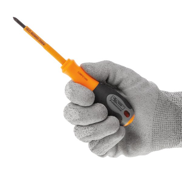 Викрутка хрестова ізольована PZ1, 80 мм 1000 В INTERTOOL VT-3221